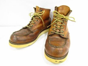 1円スタート REDWING OLD アイリッシュセッター 編み上げ モックトゥ レッドウイング サイズ9E 約27.0cm BOXなし 1スタ 中古品 ◆1131