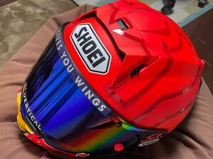 SHOEI フルフェイス マルケス7 フルレプリカ　リペイント