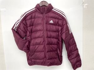 新品■adidas アディダス メンズ ダウンジャケット M えんじ GT9172 ダウン80%