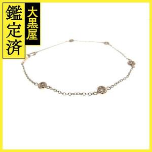 JEWELRY ノンブランド ジュエリー ブレスレット PT850 プラチナ ダイヤモンド 0.20カラット 3.1g【473】