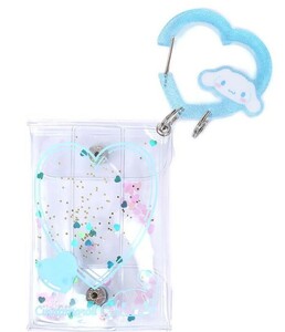 シナモロール カラビナ付きクリアポーチ ミニポーチ Cinnamoroll　SANRIOoriginal　推し活　ガチャアイテム入れに　新品未使用・タグ付き