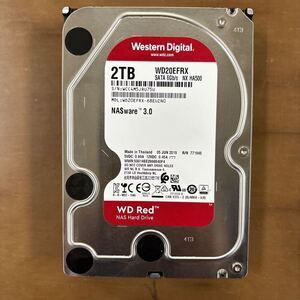 WestDigital HDD SATA 2TB 18615時間　5400rpm