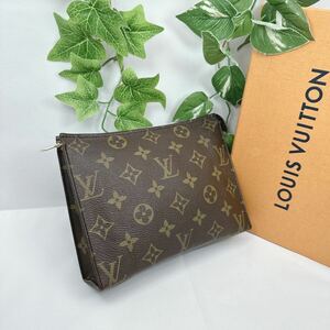 n244 1円 LOUIS VUITTON ルイヴィトン モノグラム ポッシュトワレット19 M47544 ポーチ 正規品