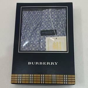 レア【送料無料】 BURBERRY/バーバリー/正規品/新品未使用/トランクス/絹100％/シルク/M/76〜84cm/福助株式会社(152y)