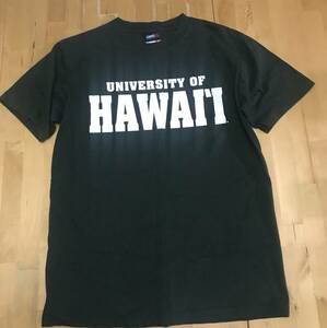 古着　ハワイ大学　Tシャツ　Mサイズ　ダークグリーン　深緑 UNIVERSITY OF HAWAII DARK GREEN ALOHA　ハワイ