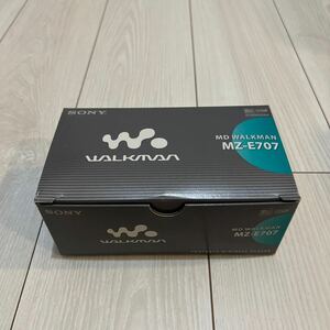 【新品未使用】SONY MDウォークマン MZ-E707 ソニー WALKMAN ポータブルMDプレーヤー シルバー