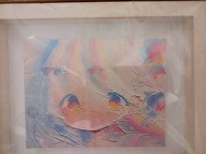 真作　小田望楓　01F0サイズ（180×140㎜）のキャンバスにUVプリント