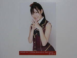 AKB48×BLT 渡辺麻友 2010 VISUAL BOOK 特典生写真★2ND-WHITE