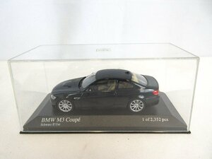 ☆1円スタート☆MINICHAMPS 1/43 BMW M3 Coupe 2008 / ミニカー / ダイキャスト / ブラック / ミニチャンプス / 名古屋発6-200△