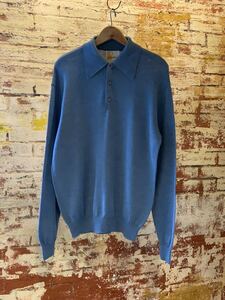 ~70s Aberjona KNIT POLO SHIRT MADE IN USA ヴィンテージ ビンテージ ニットポロシャツ アメリカ製 アメトラ トラッド TRAD 60s 送料無料