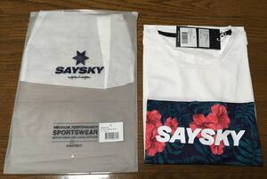 SAYSKY/セイスカイ ランニングTシャツ マラソン ジム 部活 Lサイズ