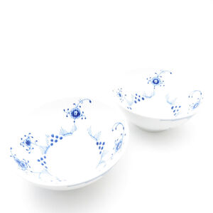 美品 ROYAL COPENHAGEN ロイヤルコペンハーゲン ブルーエレメンツ ボウル 2点 ペア 13cm アイス ヨーグルト シリアル SO2276S1