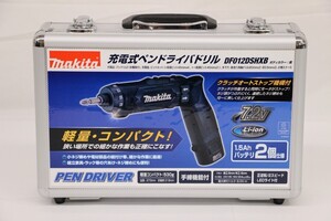 098 k3807 動作品 makita マキタ 充電式ペンドライバドリル DF012DSHXB バッテリ2個付き 美品