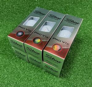 23年モデル　タイトリスト【Titleist】PRO V1x【ホワイト】 正規品 ６スリーブ