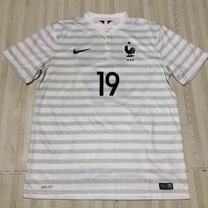 正規品 2014 フランス代表 ユニフォーム ボーダー NIKE ナイキ 14-15 ポグバ Lサイズ