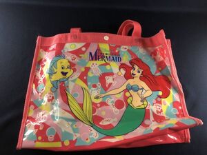 極美品　★ Disney ディズニー　リトルマーメイド ナイロン トートバック 管理1805 K-1