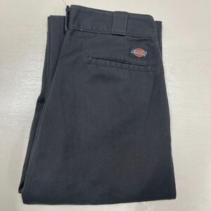 W31 90s 灰色 USA製 古着 DICKIES 874 ワークパンツ ディッキーズ 874 VINTAGE ヴィンテージ アメリカ製 