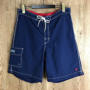 Polo by Ralph Lauren ポロ ラルフローレン スイムショーツ ショートパンツ サイズ メンズ S 紺 古着 s24072764