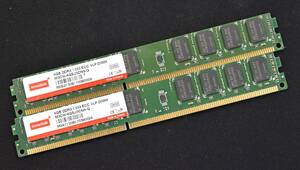 4GB 2枚組 (合計:8GB) PC3-10600E DDR3-1333 ECC 1.5V 2Rx8 両面実装 240pin ECC Unbuffered DIMM HYNIX innoDisk LowProfile (SA5925 x2s