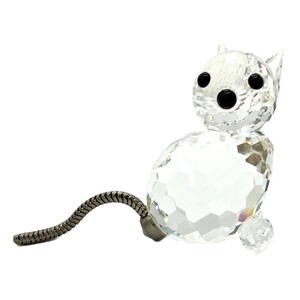 スワロフスキー SWAROVSKI 子猫 オブジェ 置物 010011