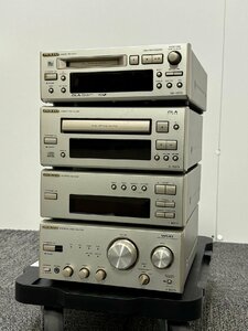 △4192　現状品　オーディオ機器　システムコンポ　ONKYO　T-405TX / A-905TX / C-705TX / MD-105TX　オンキョー