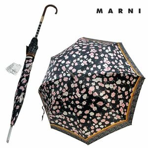 新品 国内正規品 MARNI FLOWER CAFE マルニ フラワーカフェ アンブレラ 花柄 長傘 雨具 マルチカラー