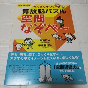 【新品】考える力がつく算数脳パズル空間なぞぺ～　小学１年～６年 （考える力がつく算数脳パズル） 高浜正伸 花まる学習会中学受験