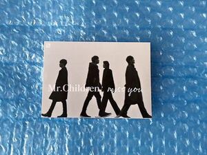 新品 [Mr.Children 『miss you』先着購入特典オリジナルステッカー] ミスターチルドレン