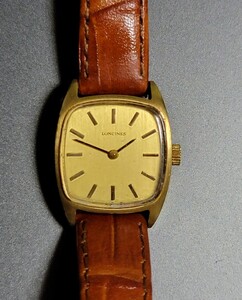 動作品　ロンジン レディース腕時計　18金無垢　18k k18 手巻き腕時計　アンティーク　LONGINES