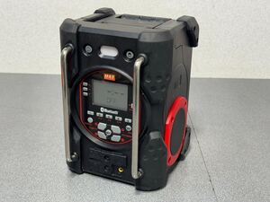 MAX“ AJ-RD431 ” 充電式ラジオ ラジオ マックス Bluetooth搭載 充電式オーディオ タフディオ 現場ラジオ 動作確認済み