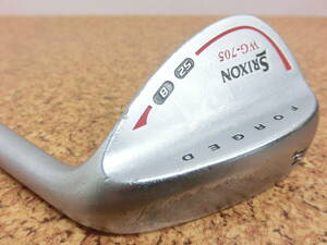 ♪DUNLOP ダンロップ SRIXON WG-705 52 8 FORGED スリクソン ウェッジ 52° スチールシャフト FLEX-? 中古品♪F2236