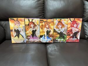 五等分の花嫁 フィギュア Trio－Try－iT Figure バニーver 一花 二乃 三玖 四葉 五月 5種セット 未開封