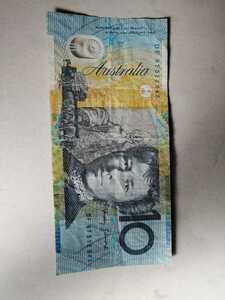 オーストラリア記念紙幣ポリマー10ドル紙幣1枚 同梱可