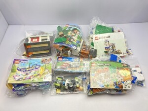 LEGO マインクラフト 21187 赤い馬小屋 21188 ラマの村 他 組済 まとめて/ジャンク [50-2398]