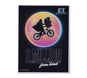 E.T. ステッカー アメリカン 映画 おしゃれ かっこいい スマホ 車 バイク カーステッカー ポスター ミニステッカー 3MILLION LIGHT YEARS