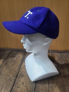 新品未使用 FREEWHEELERS フリーホイーラーズ ウール ベースボール CAP PARIS,TEXAS #1827003 POWER WEAR ROYAL BLUE Fサイズ