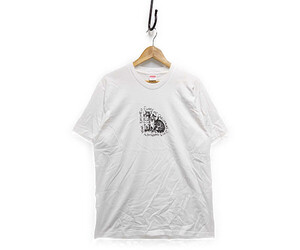 SUPREME シュプリーム 19AW EAT ME Tee クリスマス 半袖Ｔシャツ ホワイト サイズL 正規品 / 28779