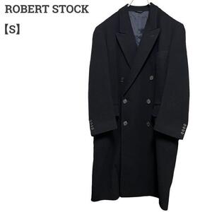 ROBERT STOCK メンズ S ピーコート☆ロング ヴィンテージ☆ネイビー