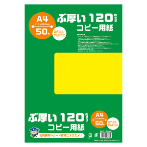 4901470087781 ぶ厚い120ｇｓｍコピー用紙Ａ4 ＰＣ関連用品 ＯＡ用紙 コピー用紙 日本ノート（キョ PPC120A4