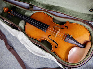 Fiumebianca, Antonio in Tokio anno1982 ◆ バイオリン 4/4 ◆ キレイな虎杢のバイオリン　F.Winter ドイツ製ハードケース付き