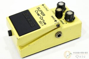 [中古] BOSS SD-1 SUPER OverDrive JRC4558DD艶あり搭載/絶妙なクランチサウンド 1982年製 [QK647]