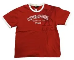 90s Reebok リバプール フロントロゴ リンガー Tee Tシャツ
