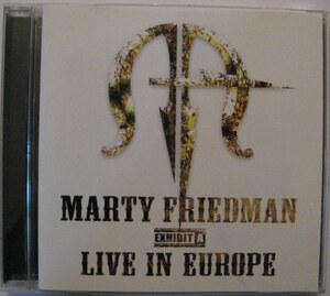 ◆CD◆MARTY FRIEDMAN／ライヴ・イン・ヨーロッパ◆マーティ・フリードマン／メガデス◆帯無し国内盤