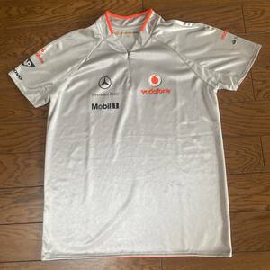 F１マクラーレメルセデスチーム　ジップアップＴシャツ　Ｓ