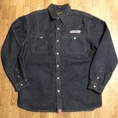 ecko unltd 72 ブラック デニム シャツ ジャケット Lサイズ