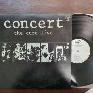 PROMO sample 見本盤 cure キュアー the concert コンサート live record レコード LP アナログ vinyl