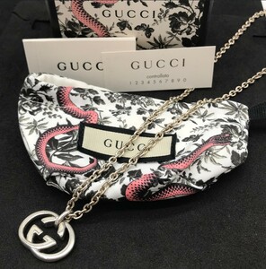 GUCCI グッチ GGロゴ ネックレス SV925 シルバー 超美品 M5536