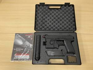 123 T-008/現状品 ジャンク 東京マルイ SOCOM ソーコム Mk23 固定スライドガスガン ガス漏れあり