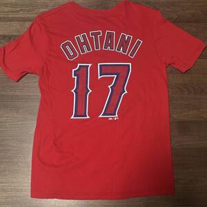 ☆Majestic MLB ロサンゼルス・エンゼルス 大谷翔平 Tシャツ Shohei Ohtani T-shirt tee (ユニフォームデザイン)