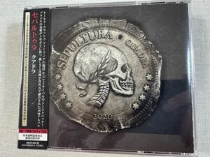 SEPULTURAセパルトゥラ オリジナルアルバムCD+ライヴ2枚組CD「QUADRA」国内盤!!